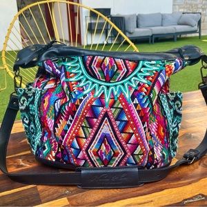Nena & Co Geo Huipil MCDB Beatriz Purse Backpack